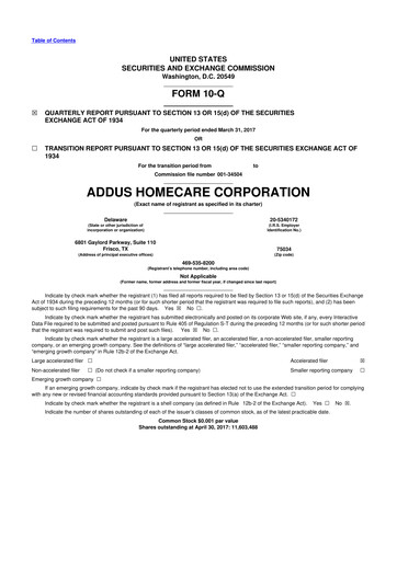 Thumbnail 
Addus HomeCare 10-Q Quarterly Report FY2017 