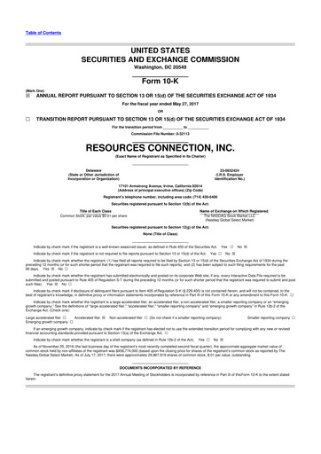 Thumbnail RGP (Resources Connection) 10-K Annual Report 2017