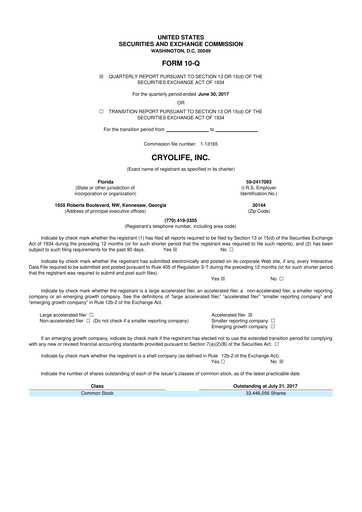 Thumbnail Artivion 10-Q Quarterly Report FY 