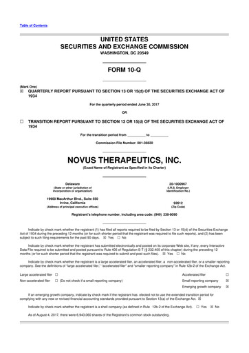 Thumbnail Eledon Pharmaceuticals 10-Q Quarterly Report FY 