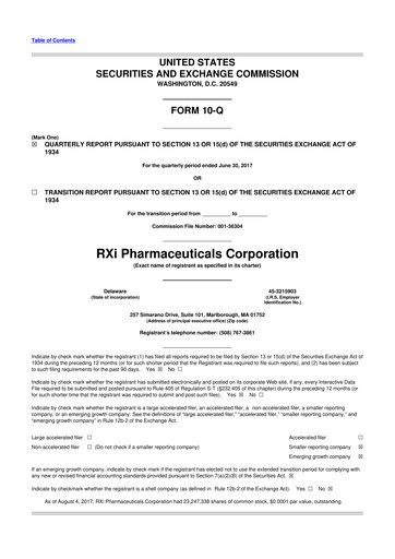 Vorschaubild Phio Pharmaceuticals 10-Q Quartalsbericht 2017 