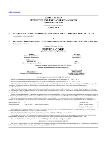 Vorschaubild EyePoint Pharmaceuticals
 10-K Jahresbericht 2017