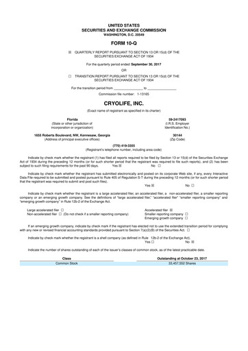 Thumbnail Artivion 10-Q Quarterly Report FY 