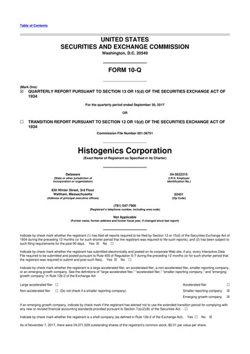 Vorschaubild Ocugen 10-Q Quartalsbericht 2017 