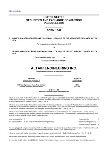 Thumbnail Altair Engineering
 10-Q Quarterly Report FY2017 