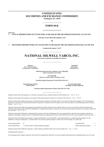 Thumbnail NOV 10-K Annual Report 2017