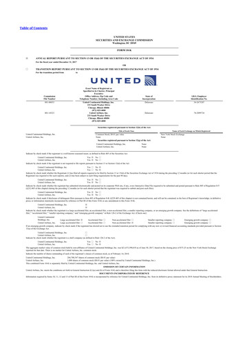 Thumbnail United Airlines Holdings
 10-K Annual Report 2017