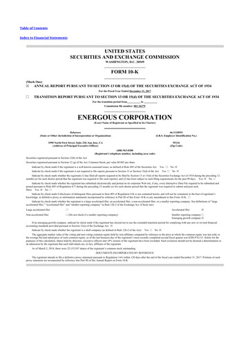 Thumbnail Energous 10-K Annual Report 2017