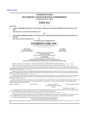 Thumbnail Stereotaxis 10-K Annual Report 2017