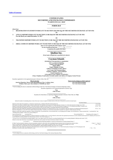 Thumbnail Qudian
 20-F Annual Report 2017