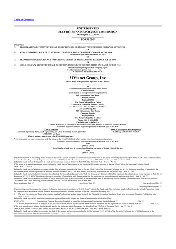 Thumbnail VNET Group 20-F Annual Report 2017