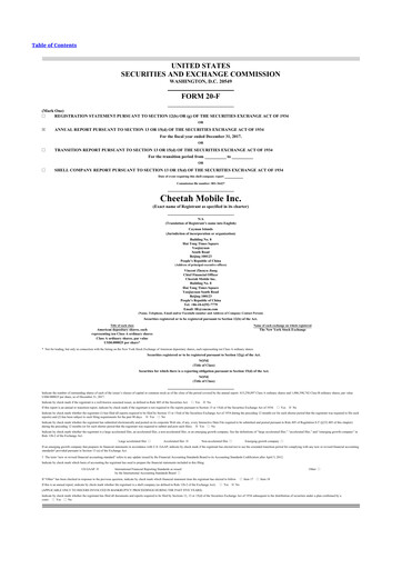 Thumbnail Cheetah Mobile
 20-F Annual Report 2017