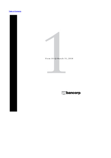 Thumbnail U.S. Bancorp 10-Q Quarterly Report FY2018 