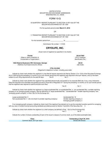 Thumbnail Artivion 10-Q Quarterly Report FY 