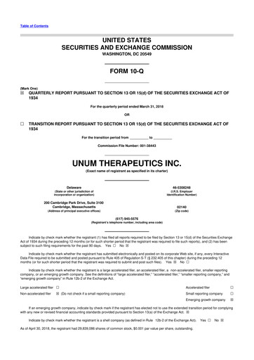 Thumbnail Cogent Biosciences 10-Q Quarterly Report FY2018 