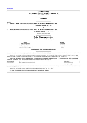 Thumbnail Solid Biosciences
 10-Q Quarterly Report FY 