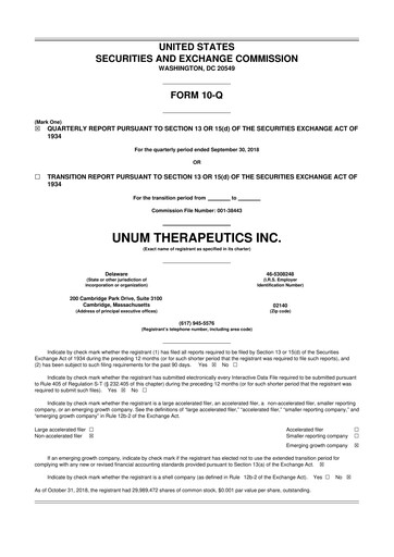 Thumbnail Cogent Biosciences 10-Q Quarterly Report FY2018 