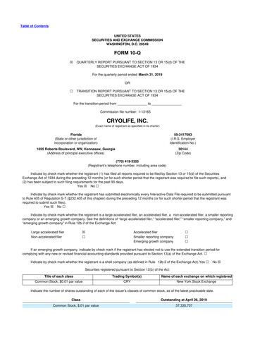 Thumbnail Artivion 10-Q Quarterly Report FY 