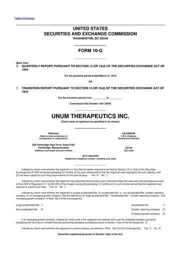 Thumbnail Cogent Biosciences 10-Q Quarterly Report FY2019 