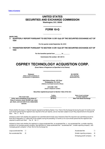 Thumbnail BlackSky Technology 10-Q Quarterly Report FY2019 