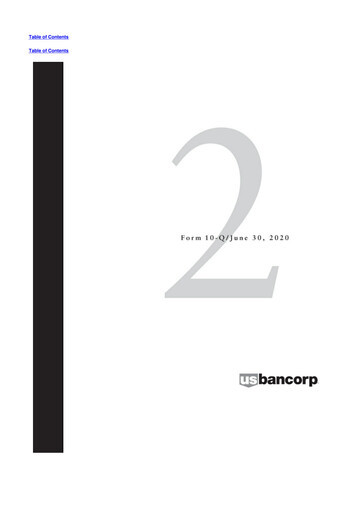 Thumbnail U.S. Bancorp 10-Q Quarterly Report FY2020 