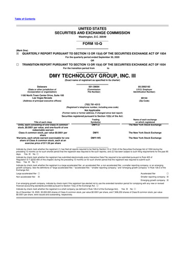 Vorschaubild IonQ 10-Q Quartalsbericht 2020 