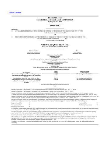 Vorschaubild Origin Materials 10-K Jahresbericht 2020