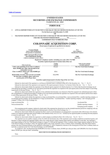 Thumbnail Ouster 10-K Annual Report 2020