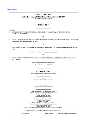 Thumbnail JD.com 20-F Annual Report 2020