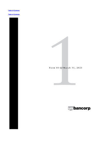 Thumbnail U.S. Bancorp 10-Q Quarterly Report FY2021 