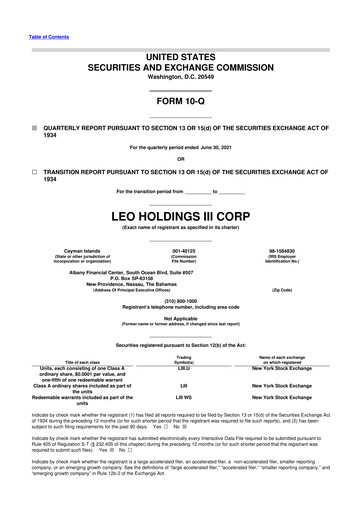 Thumbnail Local Bounti 10-Q Quarterly Report FY 