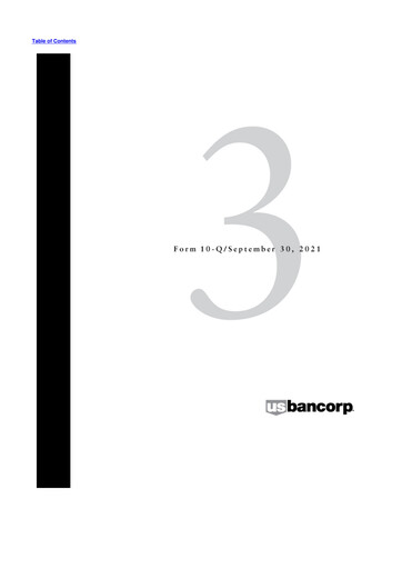Thumbnail U.S. Bancorp 10-Q Quarterly Report FY2021 
