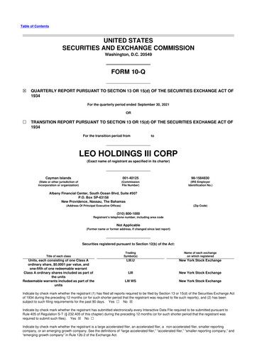 Thumbnail Local Bounti 10-Q Quarterly Report FY 