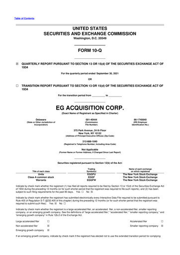Vorschaubild flyExclusive 10-Q Quartalsbericht 2021 