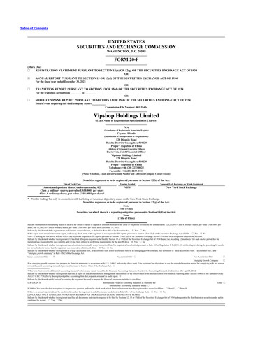 Thumbnail Vipshop
 20-F Annual Report 2021