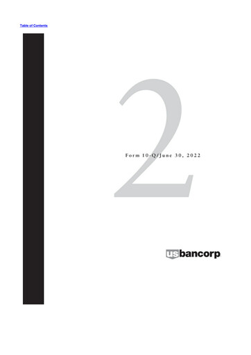 Thumbnail U.S. Bancorp 10-Q Quarterly Report FY2022 