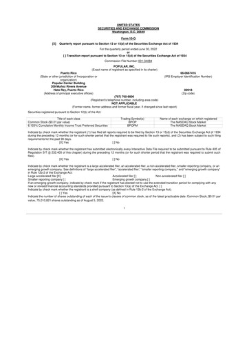 Thumbnail Popular, Inc. (Banco Popular de Puerto Rico) 10-Q Quarterly Report FY2022 