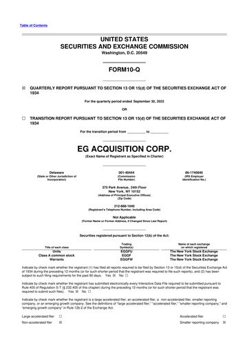 Vorschaubild flyExclusive 10-Q Quartalsbericht 2022 