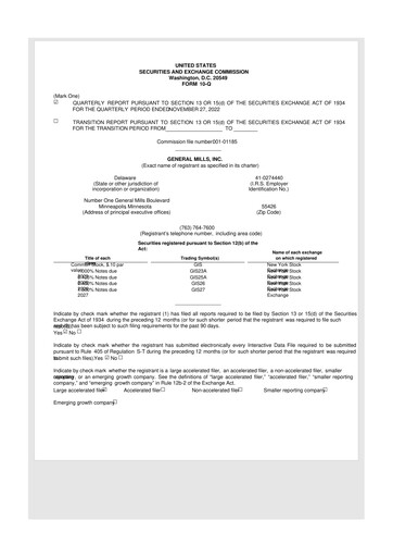 Thumbnail General Mills 10-Q Quarterly Report FY2023 