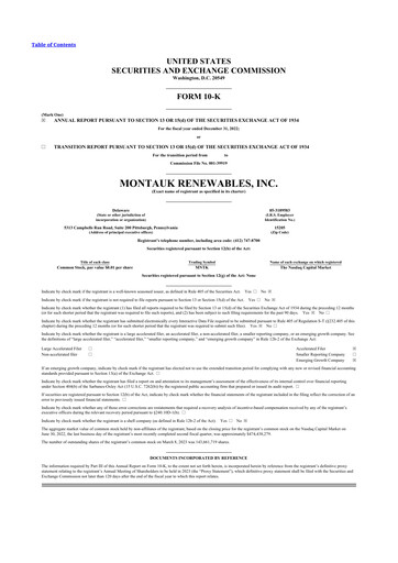 Thumbnail Montauk Renewables 10-K Annual Report 2022