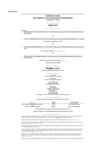 Thumbnail Wallbox 20-F Annual Report 2022