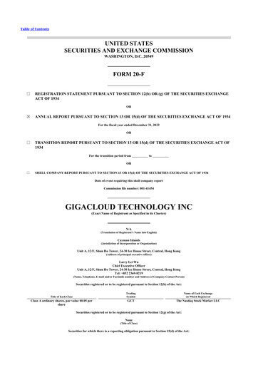 Thumbnail GigaCloud Technology 20-F Annual Report 2022