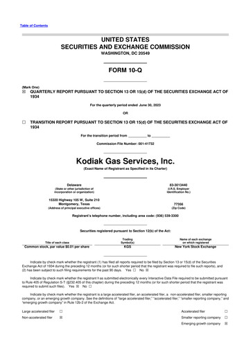 Thumbnail Kodiak Gas Services 10-Q Quarterly Report FY2023 