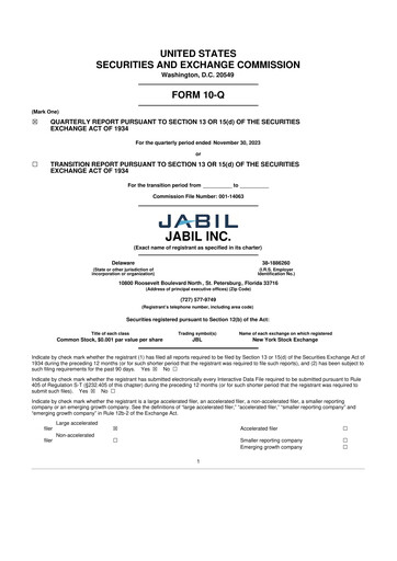 Thumbnail Jabil 10-Q Quarterly Report FY2024 