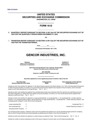 Thumbnail Gencor Industries
 10-Q Quarterly Report FY2024 