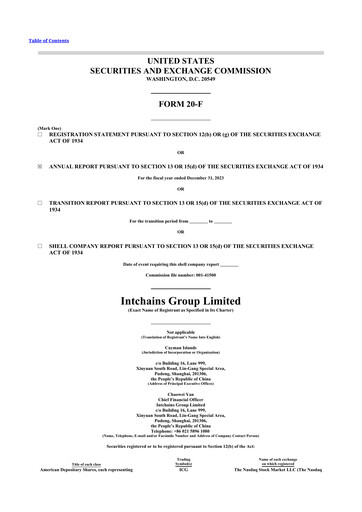 Thumbnail Intchains Group 20-F Annual Report 2023