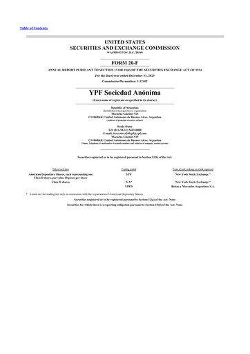 Thumbnail YPF S.A. 20-F Annual Report 2023