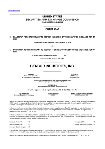 Thumbnail Gencor Industries
 10-Q Quarterly Report FY2024 