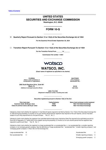 Thumbnail Watsco
 10-Q Quarterly Report FY2024 