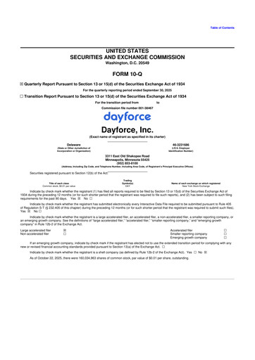 Thumbnail Dayforce 10-Q Quarterly Report FY2025 